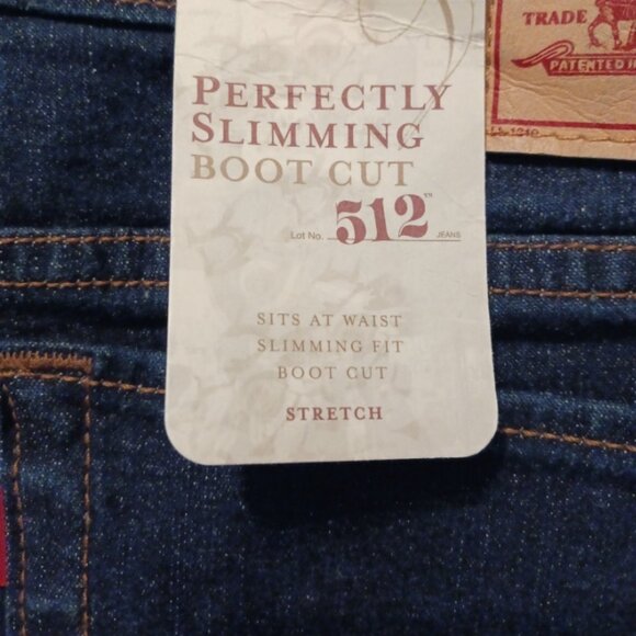 Misses 14 M levis 512 bootcut jeans - Picture 3 of 4